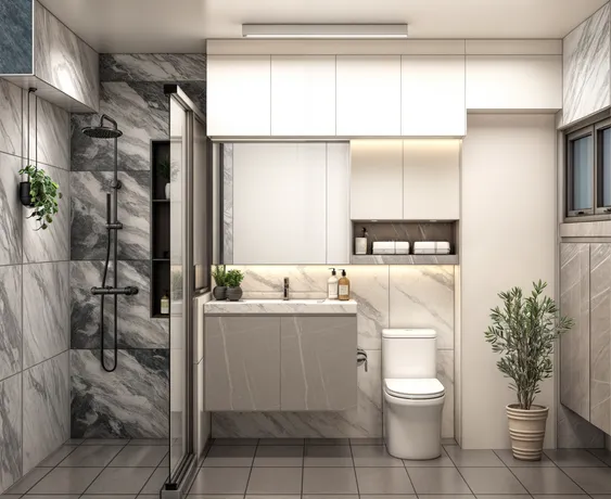 Singapoe Bathroom - 1