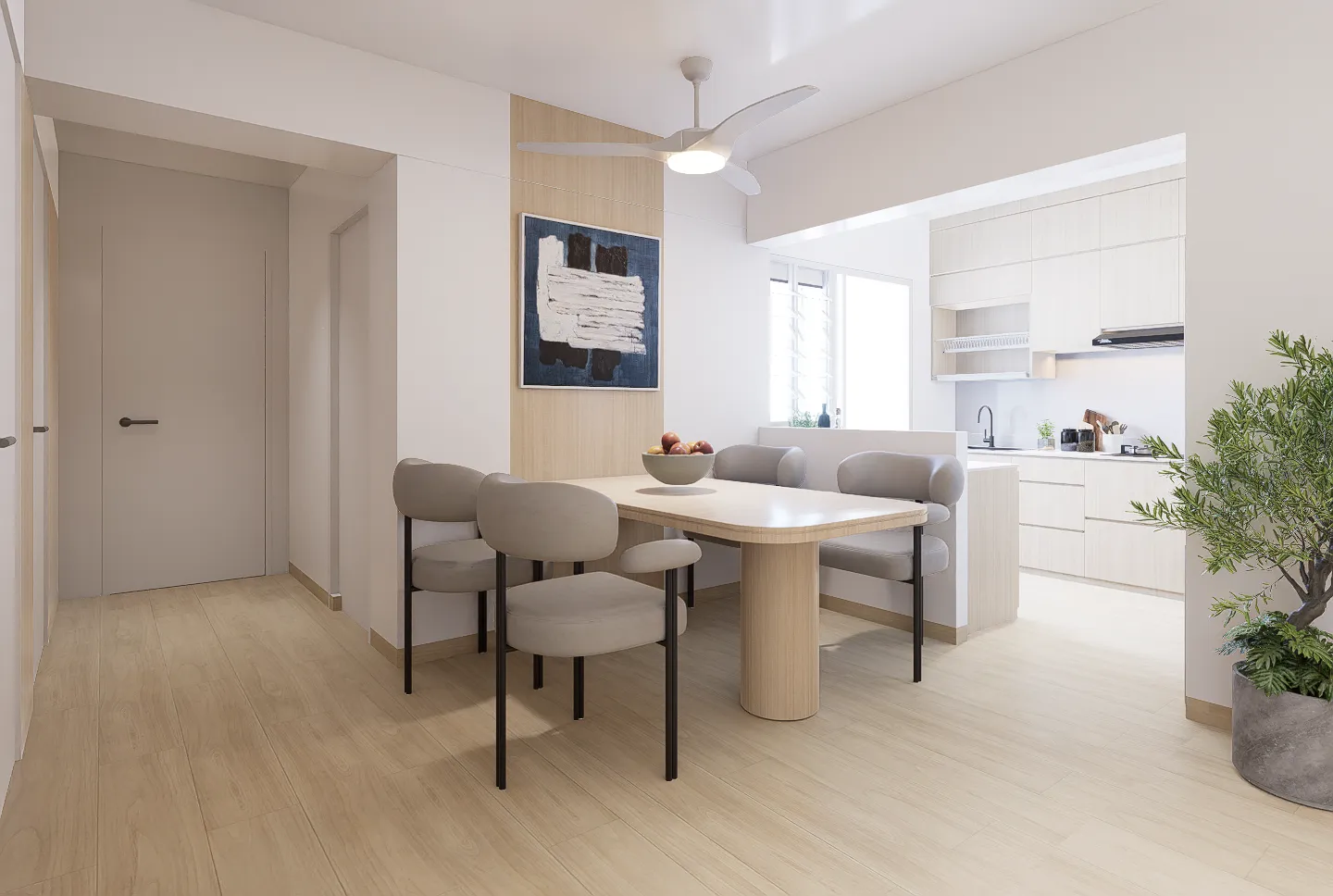 Singapore Scandinavian 4BR HDB - Shot 14 | ODY spatial