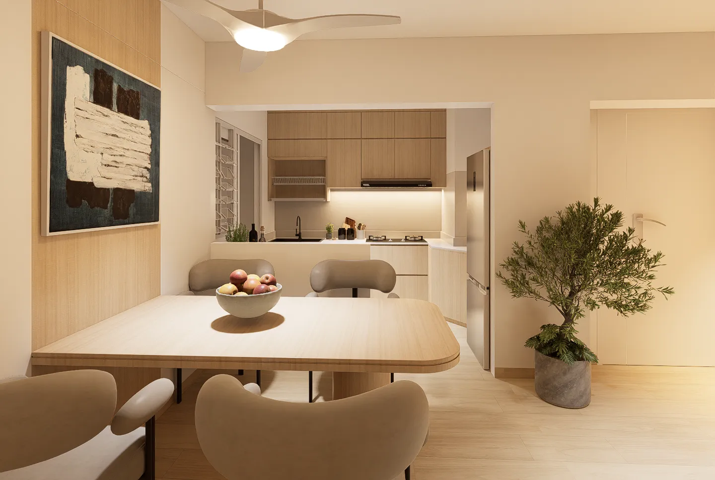Singapore Scandinavian 4BR HDB - Shot 16 | ODY spatial